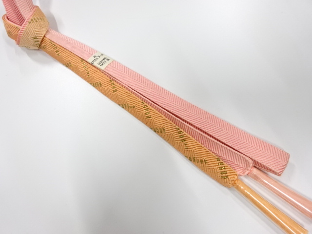 未使用品　正絹　手組帯締め